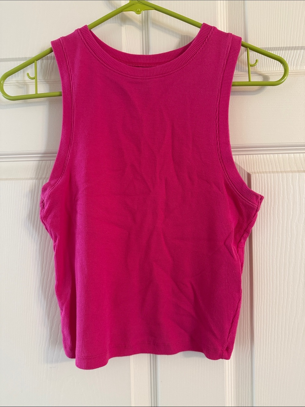 Hollister Hot Pink and blue Ribbed Tank set